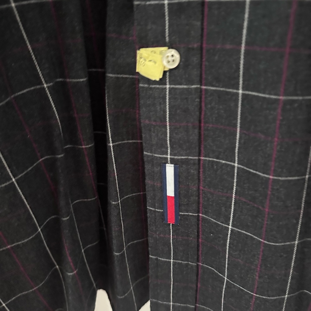 Tommy Hilfiger Brown Casual Button Down Shirt - Picture 4 of 4